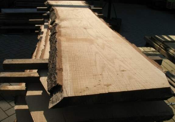 Plateaux de table en tronc de chêne